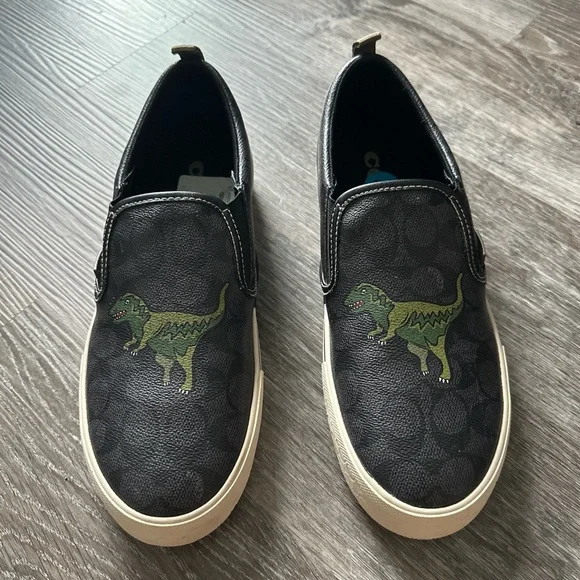 Coach Black Dinosaur Slip-On - Picture 4 of 5